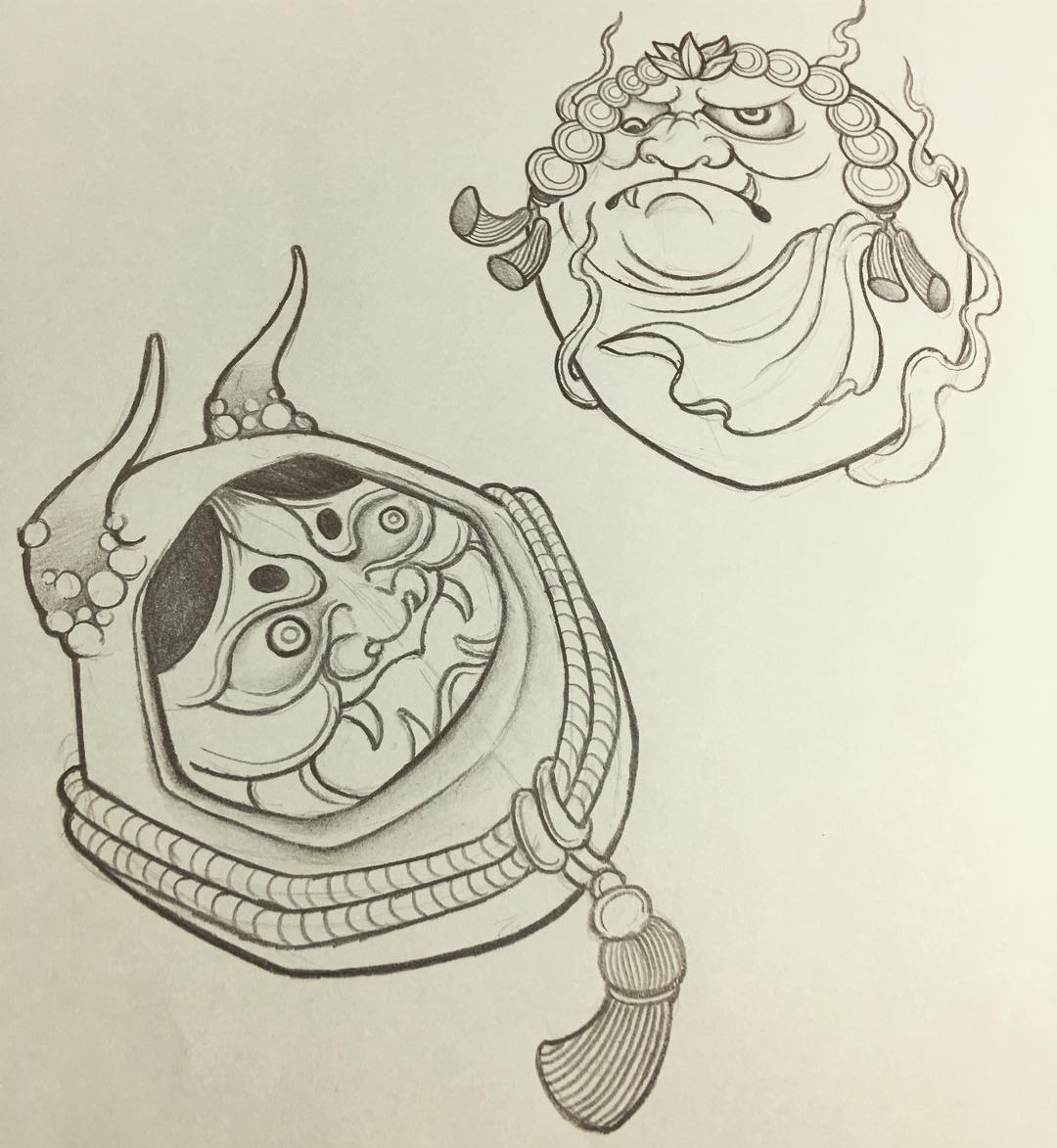 做公关专员的戚先生般若纹身手稿